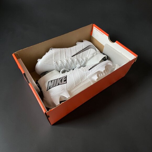 Nike Vapor Edge 360 UT White/Silver Mens Football Cleats Size 8.5 FQ0235 102 NEW main image 8